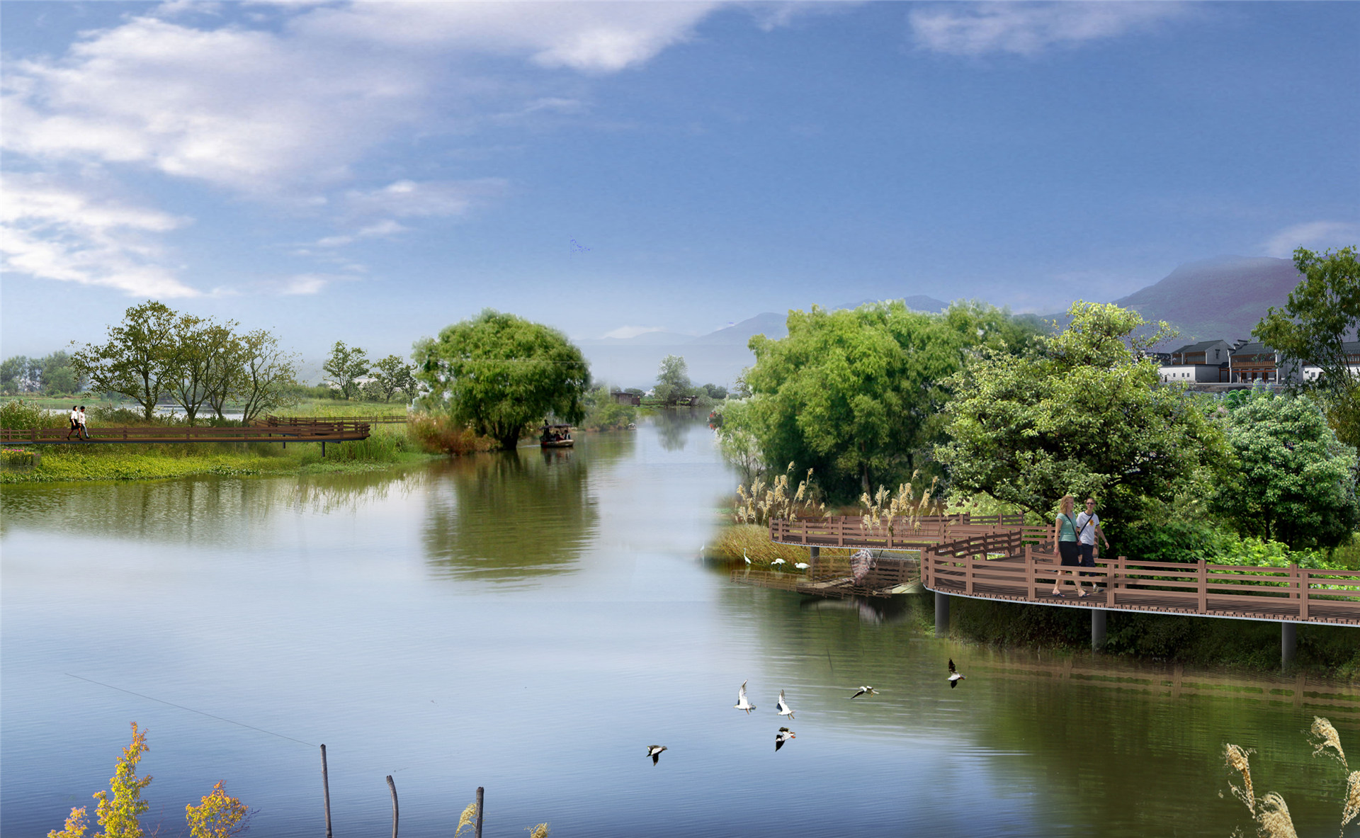 剑川剑湖湿地公园图片